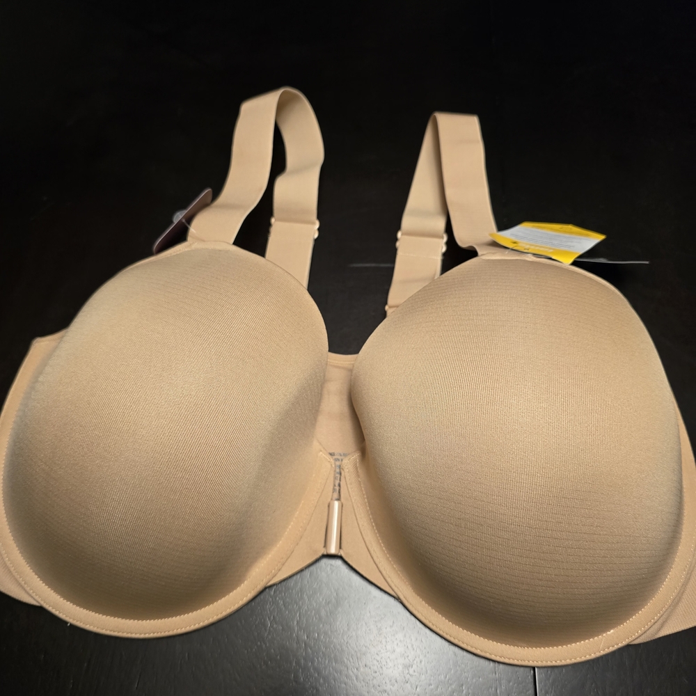 Paramour Utopia Front Closure T-Shirt Bra‎ - Beige, Antimicrobial, 42G, 155149